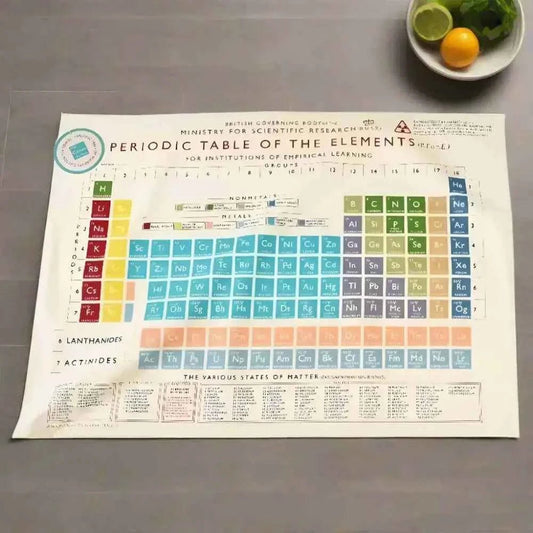Tea Towel - Periodic Table - The Red Squirrel
