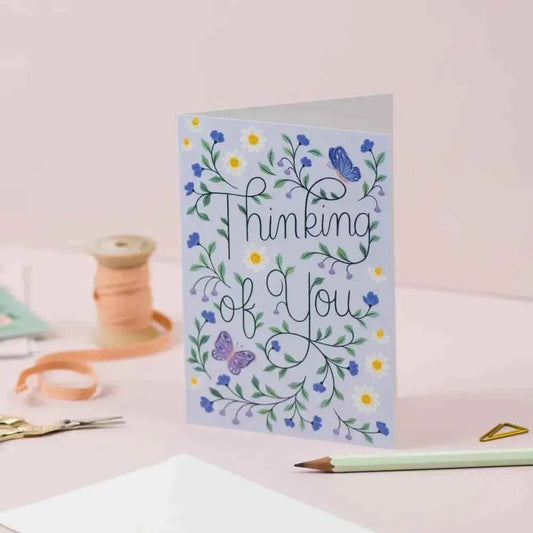 Thinking Of You Greetings Card - The Red Squirrel