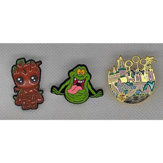 TV and film inspired pin badges: part 2 - Pin badges