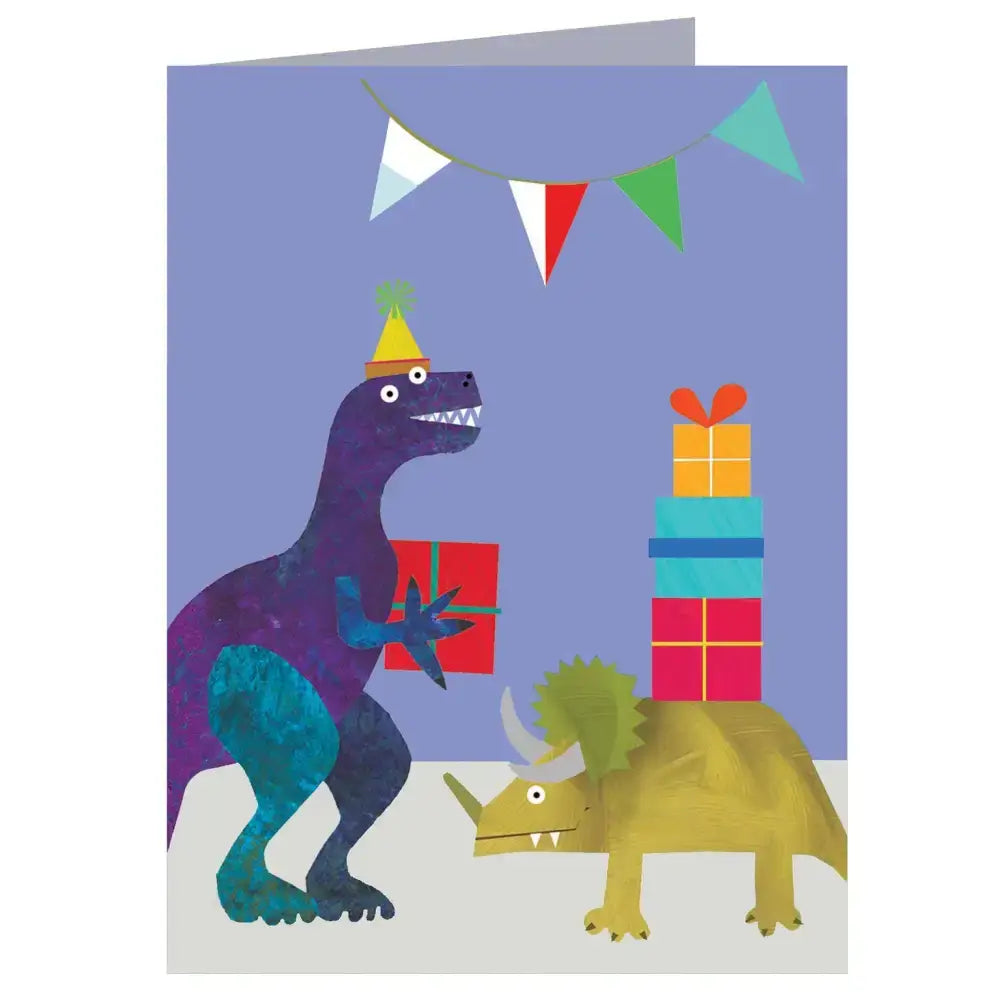 TW42 Mini Dinosaur Party Card - 95 x 125 mm