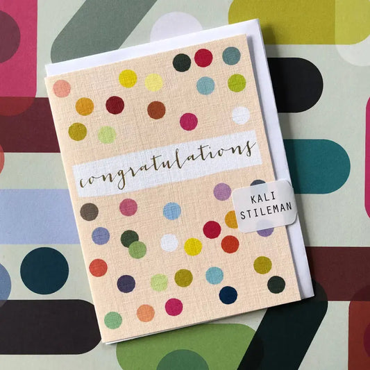 TW434 Mini Gold Foiled Congratulations Card