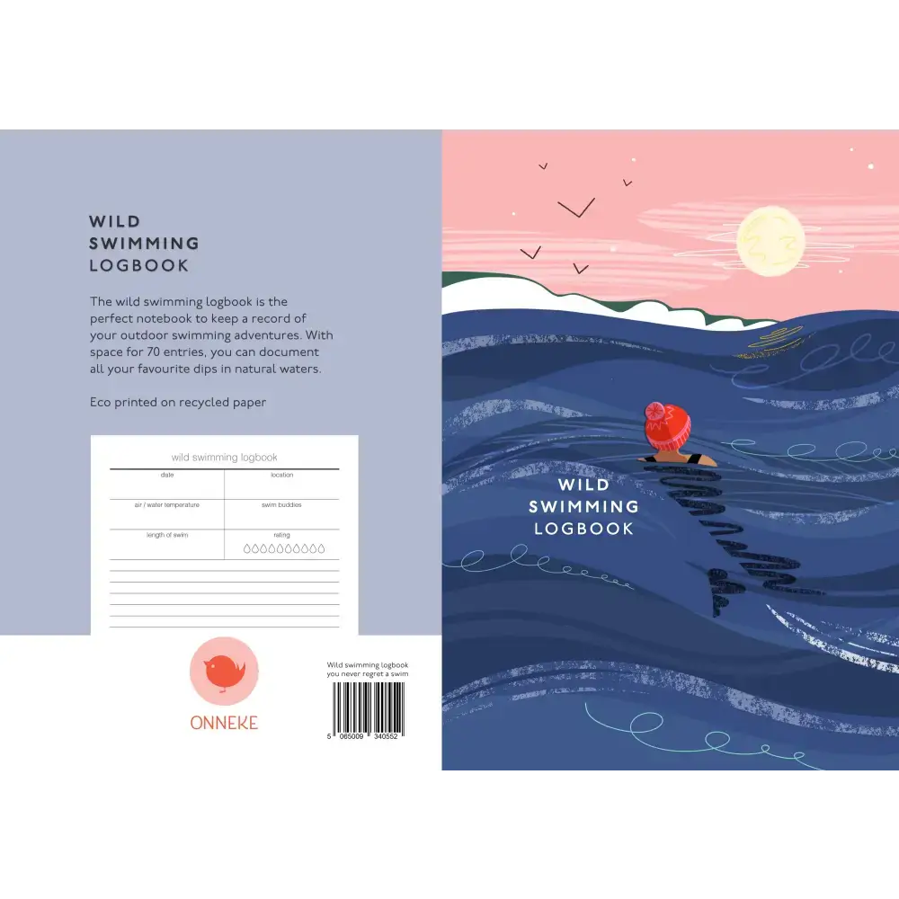 Wild swimming logbook - You never regret a swim cover