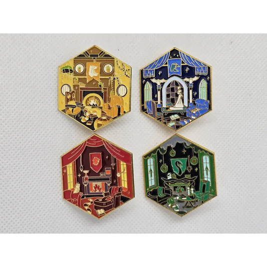 Wizard House Alloy Pin badges (Various colours) - Pin badges