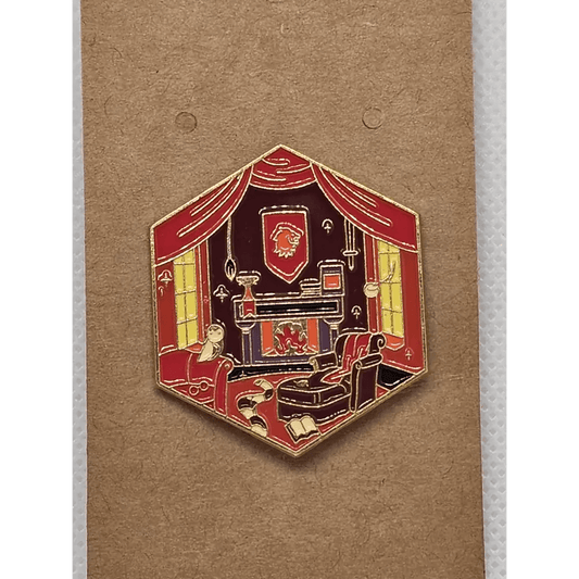Wizard House Alloy Pin badges (Various colours) - The Red Squirrel
