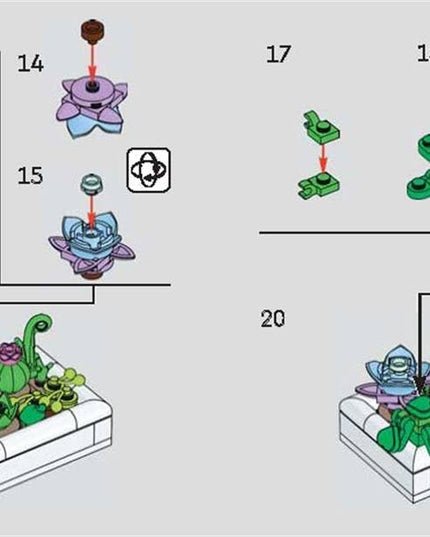 LEGO® Botanicals™: Tiny Desert Garden Book - Gardening Gift