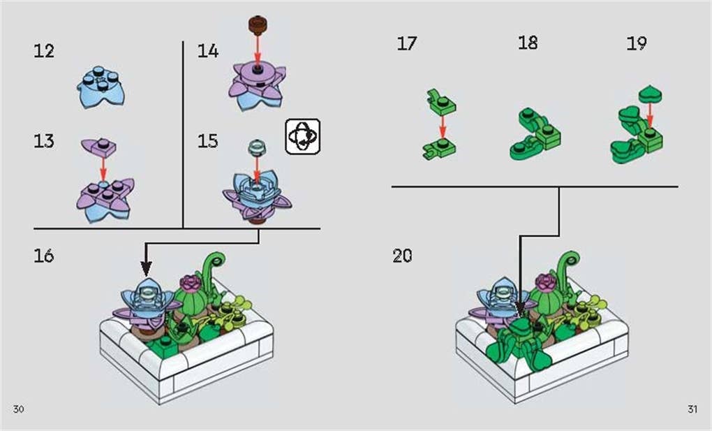 LEGO® Botanicals™: Tiny Desert Garden Book - Gardening Gift