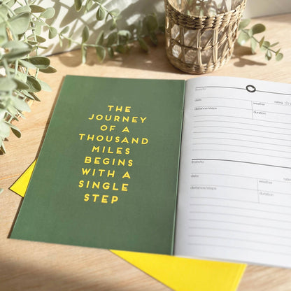 Walking logbook lighthouse - journal outdoor notebook - The Red Squirrel