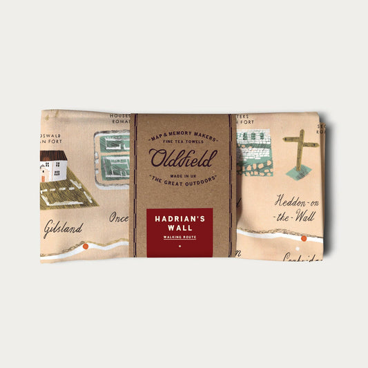 Hadrian's Wall Tea Towel - The Red Squirrel