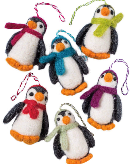 Felt Penguin Christmas Decoration
