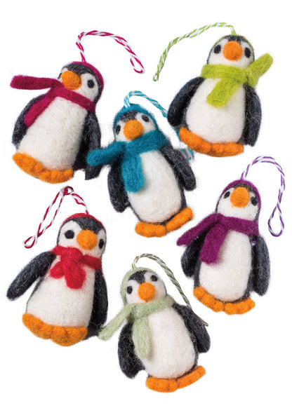 Felt Penguin Christmas Decoration
