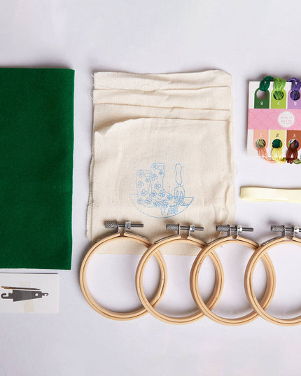 Sew & So On Embroidery Craft Stitch Kit - Garden Design
