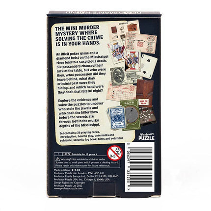 Dead Man's Hand Murder Mystery game