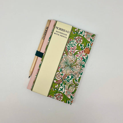 William Morris Mini Notebook with Pencil