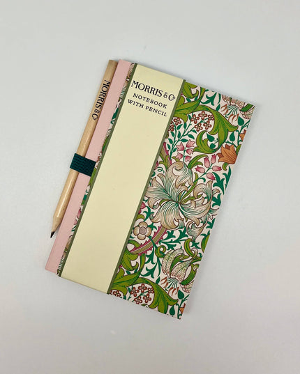 William Morris Mini Notebook with Pencil