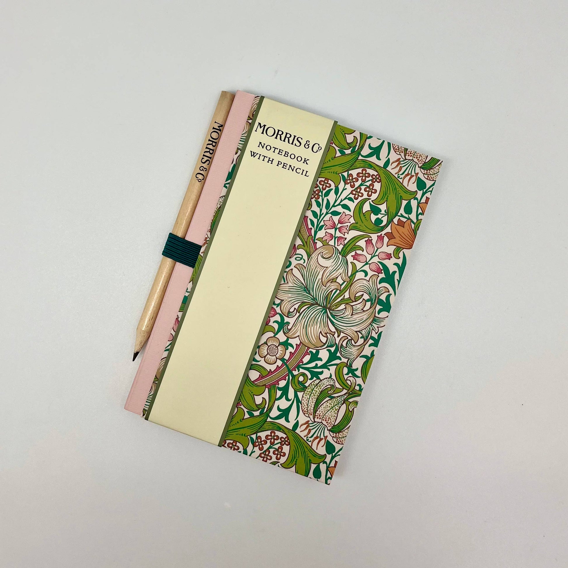 William Morris Mini Notebook with Pencil - The Red Squirrel