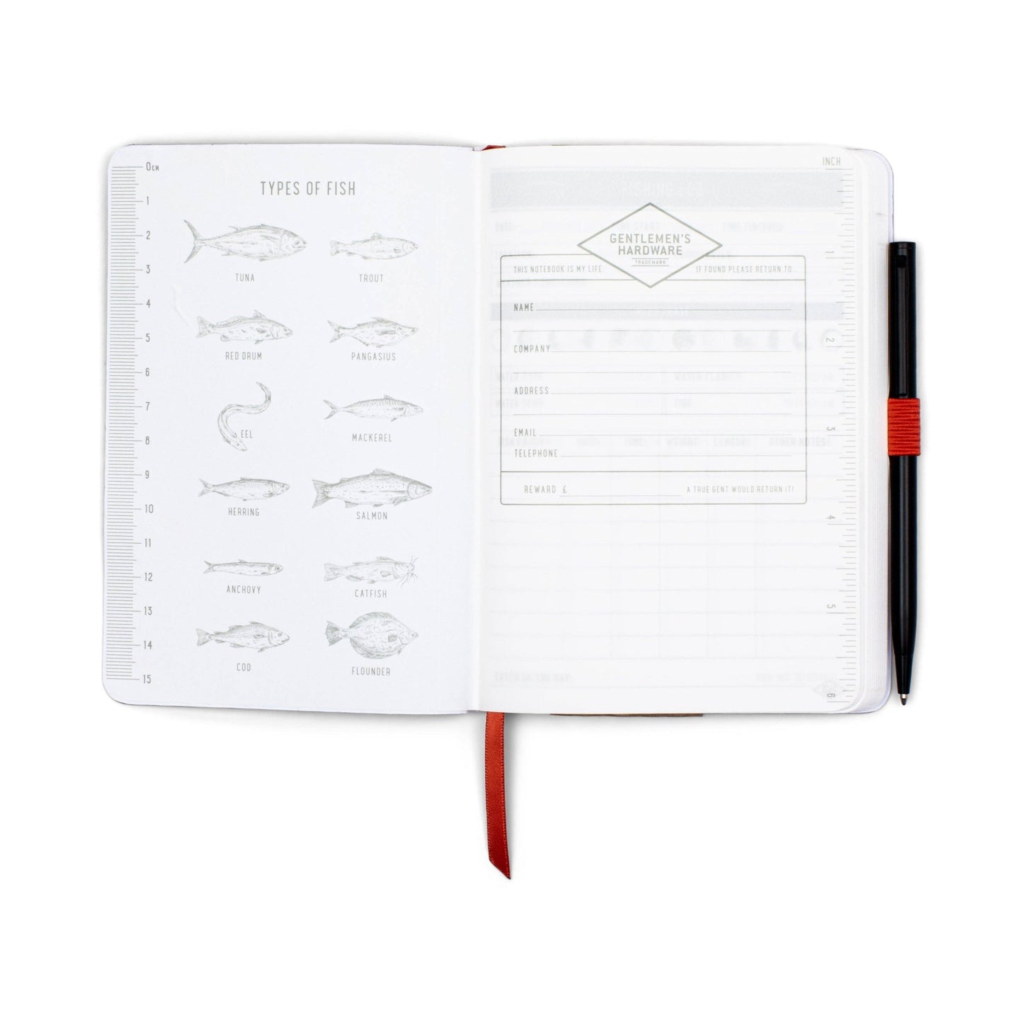 Waterproof Fishing Notebook - The Red Squirrel