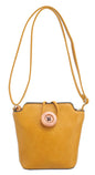 Small Wooden Button Crossbody Bag. - The Red Squirrel