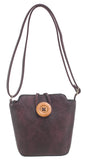 Small Wooden Button Crossbody Bag. - The Red Squirrel