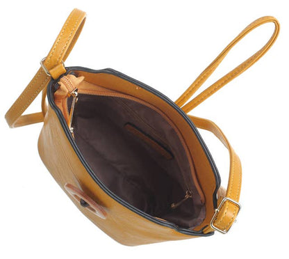 Small Wooden Button Crossbody Bag. - The Red Squirrel