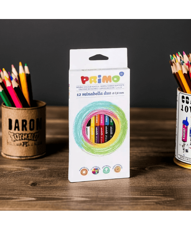 12 Duo Coloured Pencils