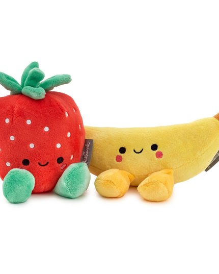Better Together Strawberry and Banana Magnetic Plush Pair