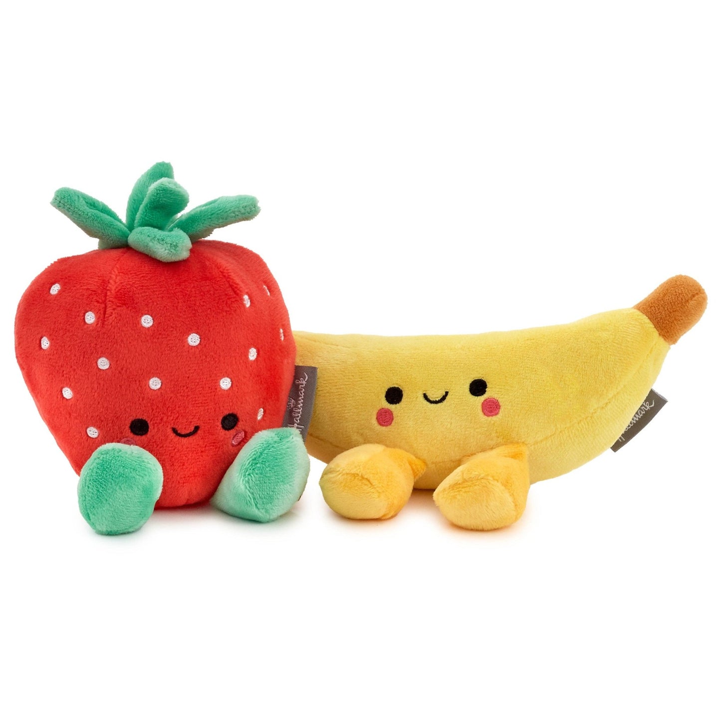 Better Together Strawberry and Banana Magnetic Plush Pair - The Red Squirrel