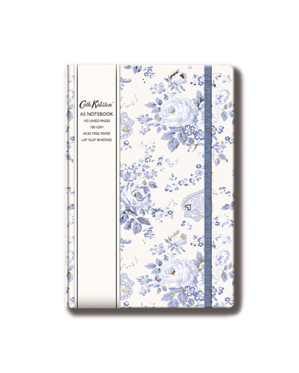 Cath Kidston A5 Notebook - Blue flowers