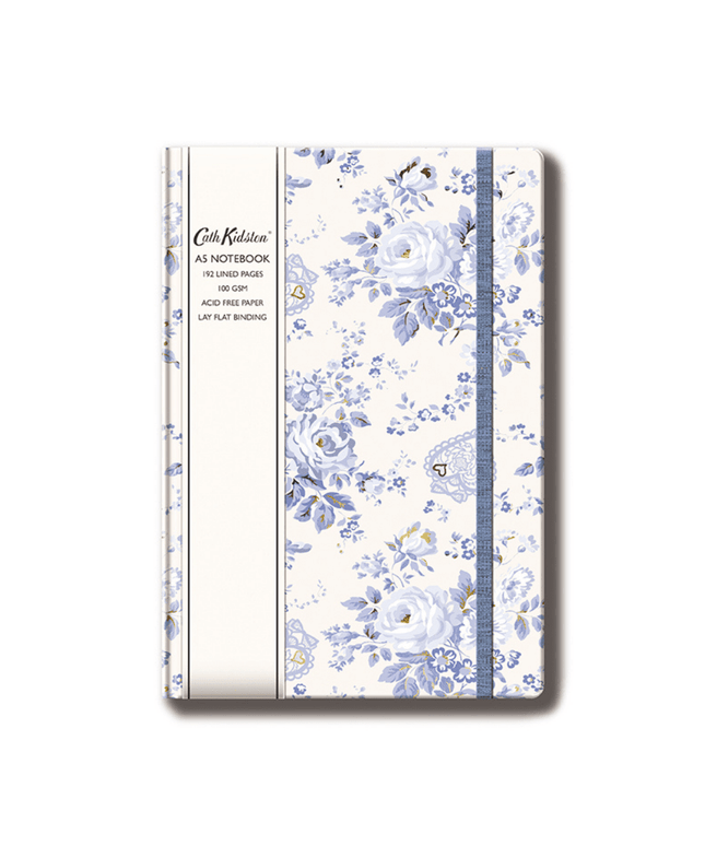Cath Kidston A5 Notebook - Blue flowers