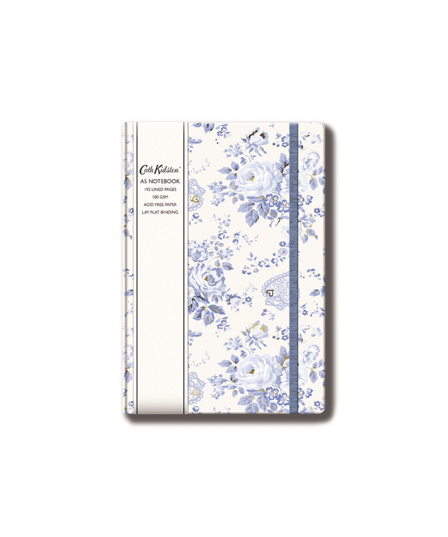 Cath Kidston A5 Notebook - Blue flowers
