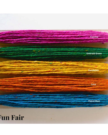 Donegal weaving yarn - 100% wool Fun Fair