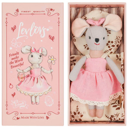 Levlovs Mouse Lili in a Box with the Bedding Summer Gift