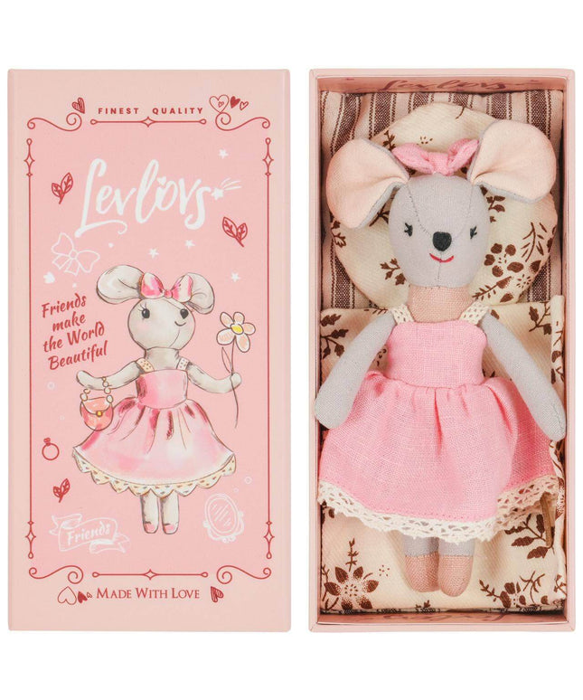 Levlovs Mouse Lili in a Box with the Bedding Summer Gift