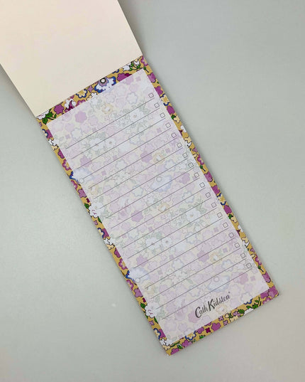 Cath Kidston Magnetic List Pad Pink Yellow Stationery Gift