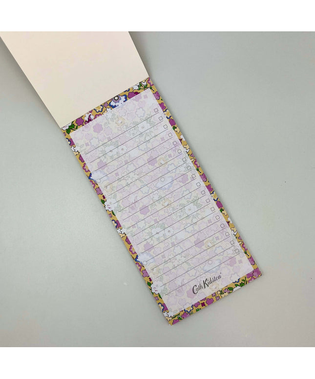 Cath Kidston Magnetic List Pad Pink Yellow Stationery Gift
