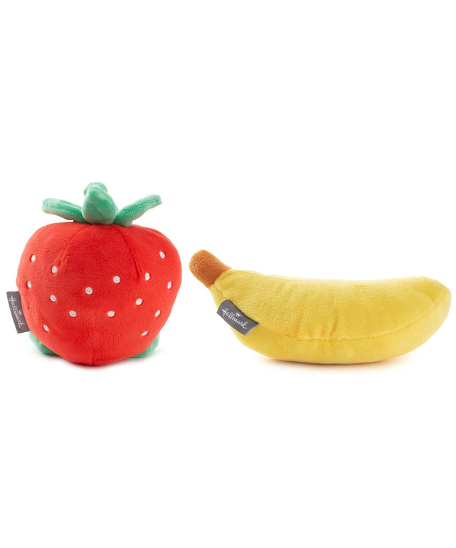 Better Together Strawberry and Banana Magnetic Plush Pair