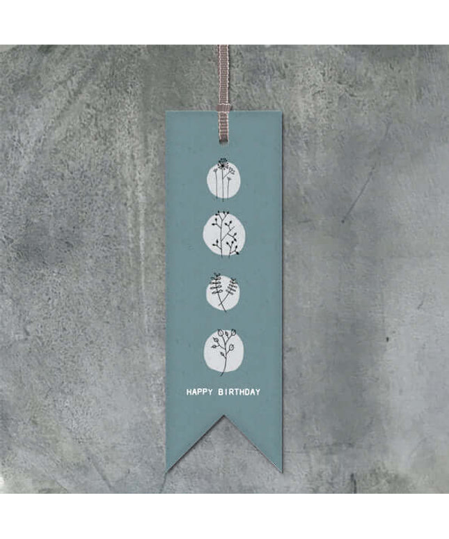 East of India Birthday Bookmark