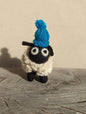 Felted Sheep with Knitted Beanie - The Red Squirrel