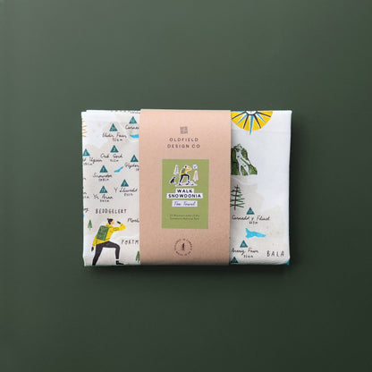Walk Snowdonia (Eryri) Tea Towel - The Red Squirrel