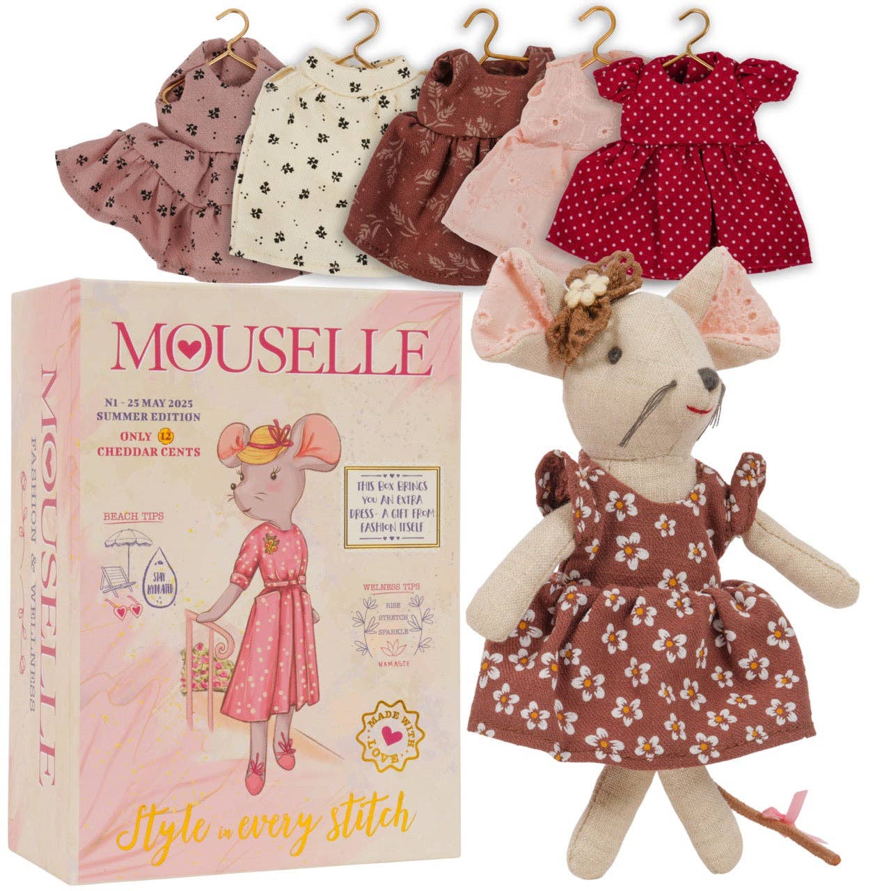 Mouselle - A mouse with her own wardrobe - The Red Squirrel