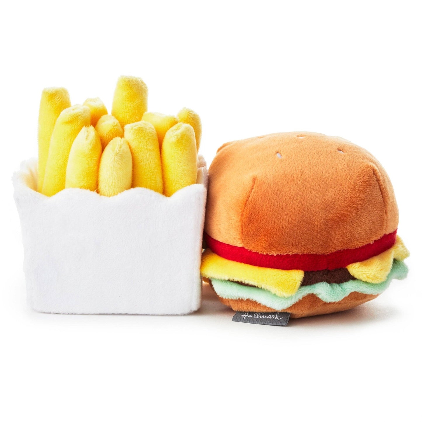 Better Together Burger & Fries Magnetic Soft Toy Pair - The Red Squirrel
