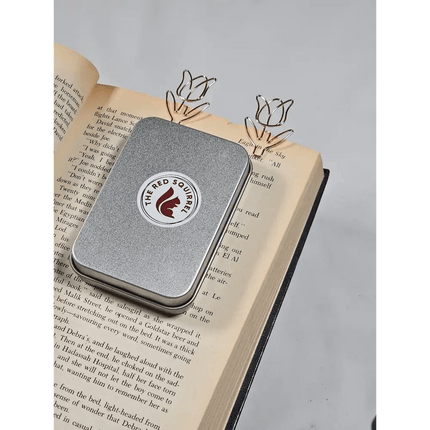 20 Tulip Paper clips in a tin