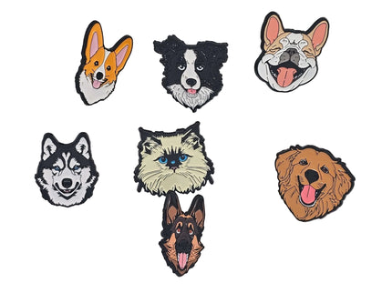 Cat and Dogs pin badges