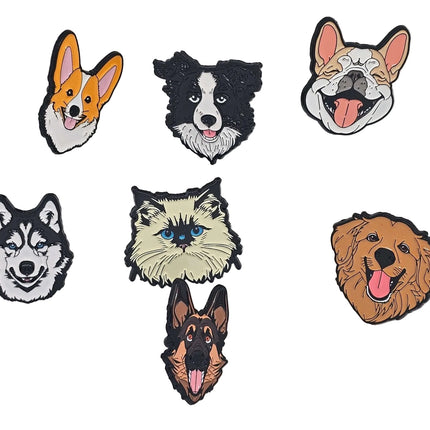 Cat and Dogs pin badges