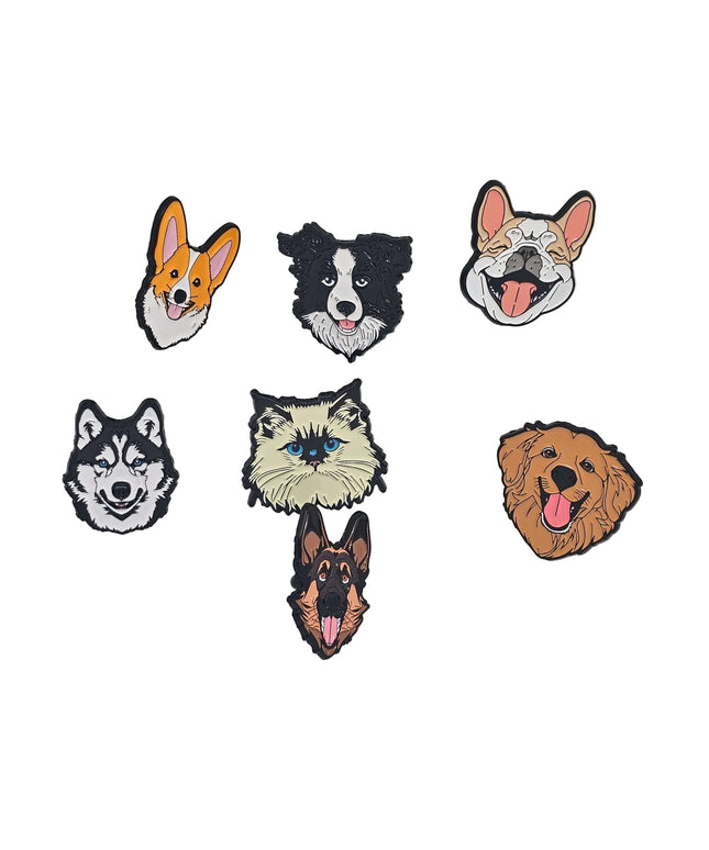 Cat and Dogs pin badges