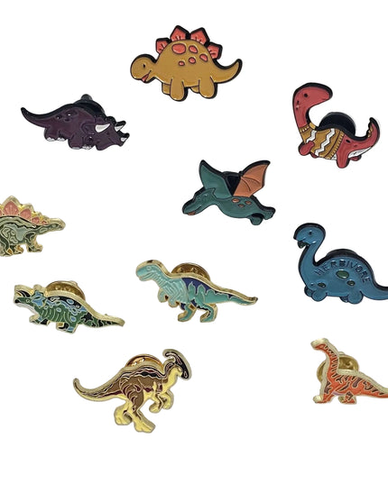 Dinosaur Pin Badges