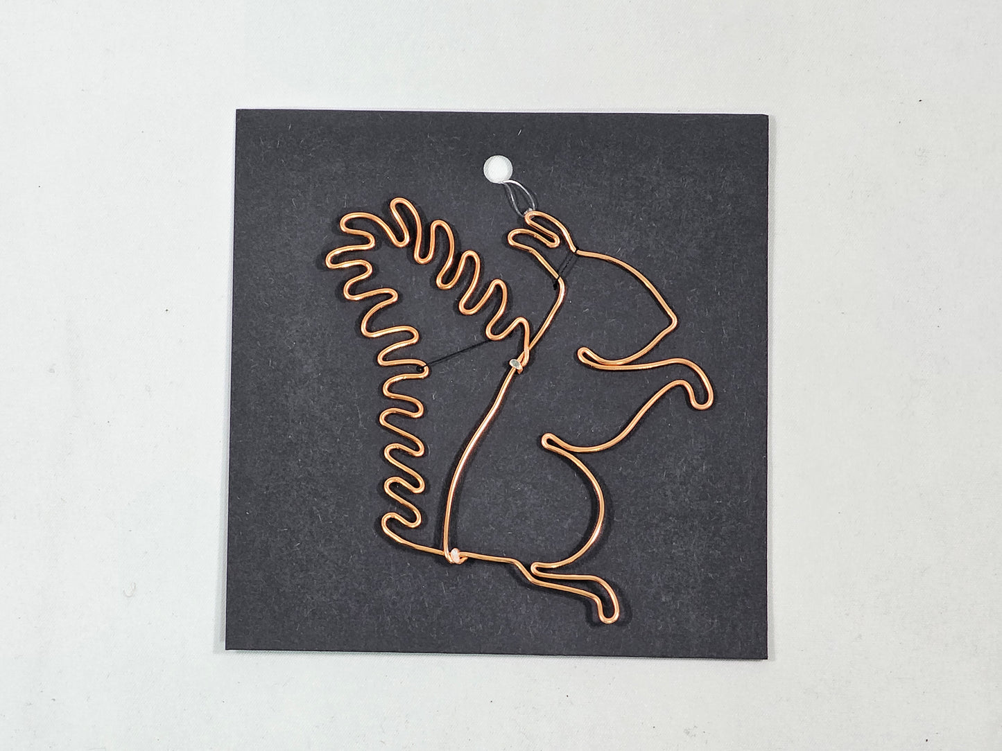 A wire squirrel