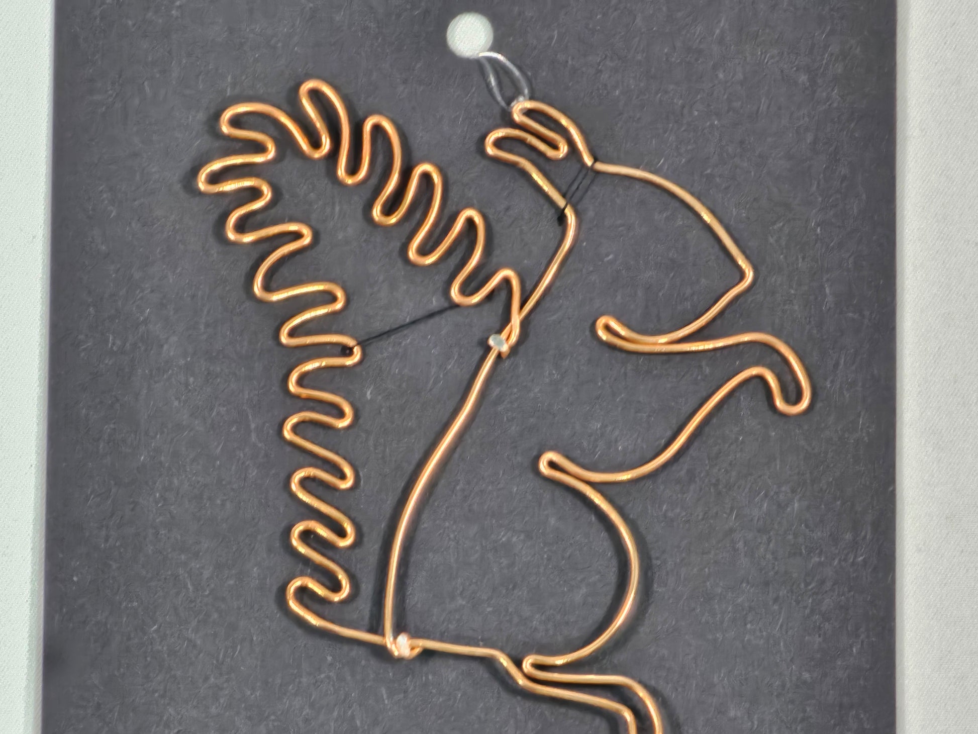 A wire squirrel