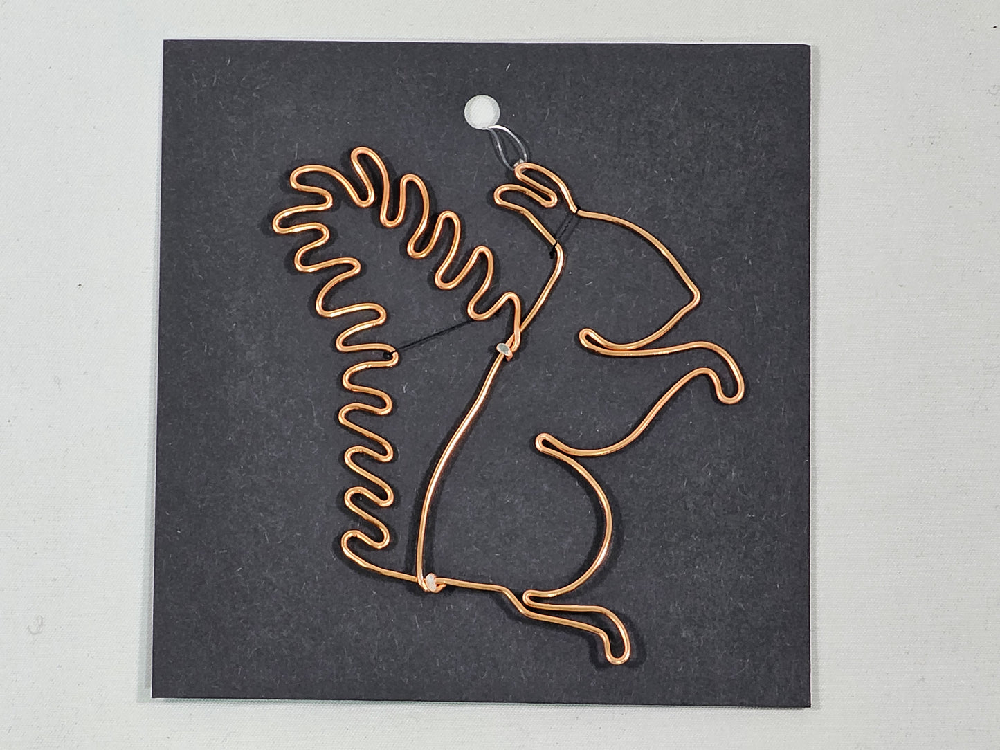 A wire squirrel