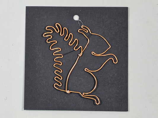 A wire squirrel