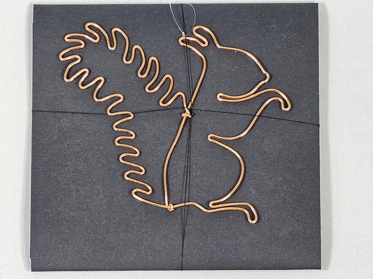 A wire squirrel